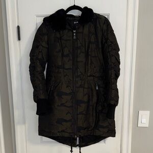 DKNY Dark Camouflage Hooded Jacket